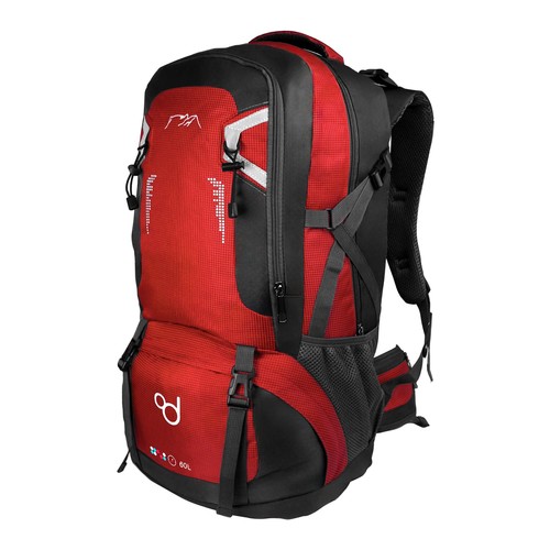 Zaino trekking litri rosso - zaino,
