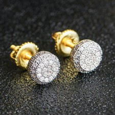 Orecchini tondi da uomo hip