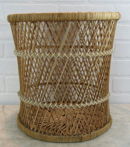 Cesto bushel vintage vimini - bushel, in