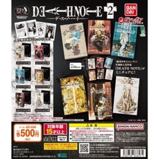 DEATH NOTE miniatura libro gasha Vol.2 set completo 6 capsule giocattolo Gacha NUOVO