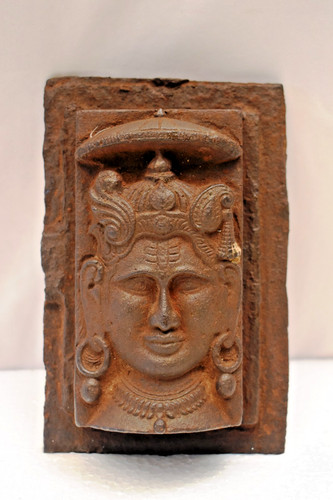 Antico ghisa shiva testa - antico,