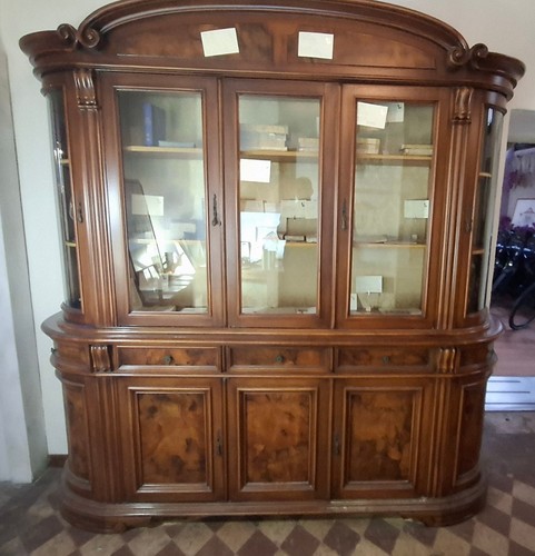 Credenza vetrina antica - , in