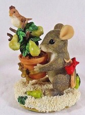 Figurina Fitz & Floyd Charming Tails "IL PRIMO GIORNO DI NATALE" 98/210 nuova con scatola