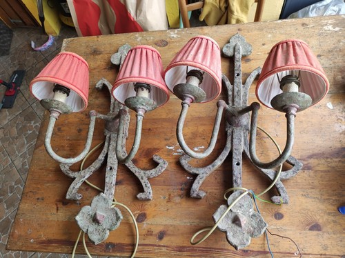 Antiche lampade applique in - 2,