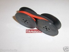 Nastro macchina da scrivere Royal Quiet Deluxe PORTATILE nastro BLK/ROSSO bobina diametro 2