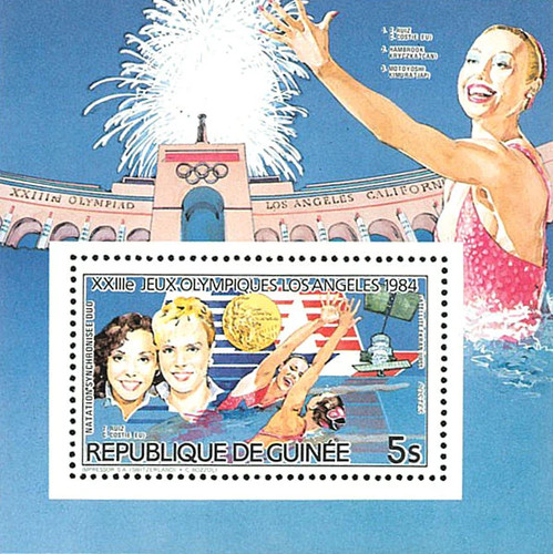 Guinea 1985 francobolli blocco - guinea,