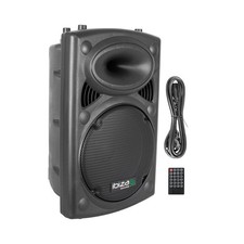 IBIZA SLK12A-BT ALTOPARLANTE ATTIVO 12" 700W DJ PARTY DISCO CLUB IMPIANTO SCATOLA MUSICA