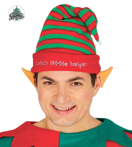 Cappello elfo strisce - a,