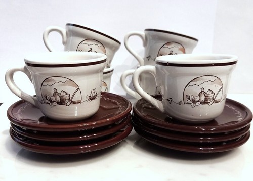 Tazzine caffe con piattini - con,