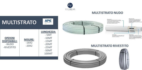 Tubo multistrato ape 20 - multistrato, 16