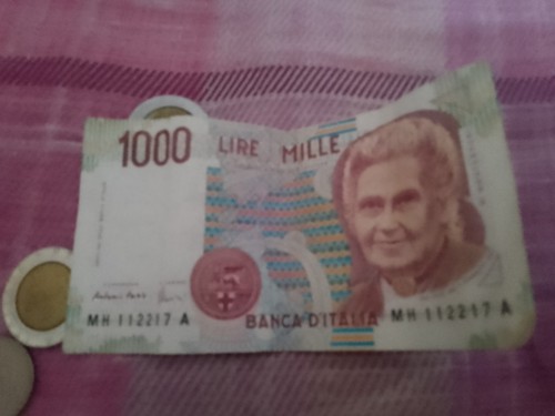 Mille lire montessori rara - rara, mh