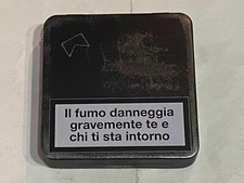 MARLBORO BOX PORTASIGARETTE DI LATTA ORIGINALE VINTAGE / VUOTO   (p90)