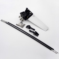 Timone Sterzo Professionale 150mm per RC Barca Elettrico Benzina Catamarano