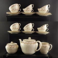 ANTICO ELEGANTE SERVIZIO DA TÈ  PORCELLANA SELTMANN WEIDEN BAVARIA ANNI'40