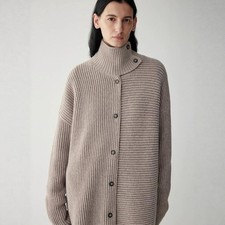 Top donna THE ROW maglia lana girocollo multiuso collo verticale