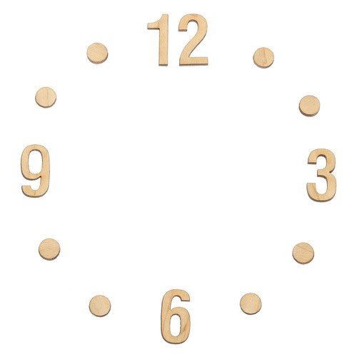 Numeri adesivi per - orologio, in