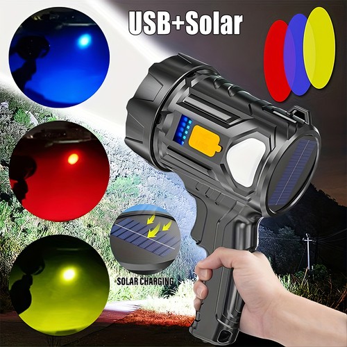 Super bright solar searchlight - bright,