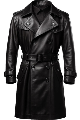 Cappotto trench uomo lungo