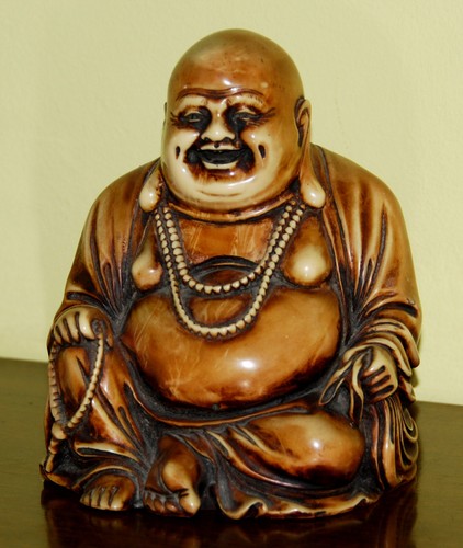 Buddha sorridente buona - sorridente,