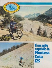 advertising TEST MOTO MONTESA COTA 125 1978-MOTOSPAGNOLE TRIAL EPOCA