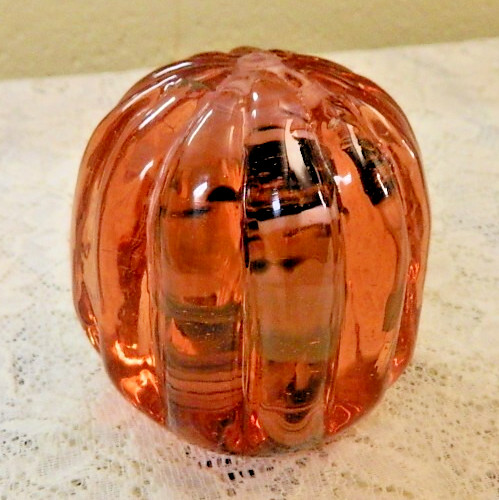 Fermacarte zucca costine - fermacarte, a