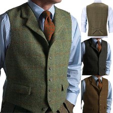 Gilet uomo tweed vintage