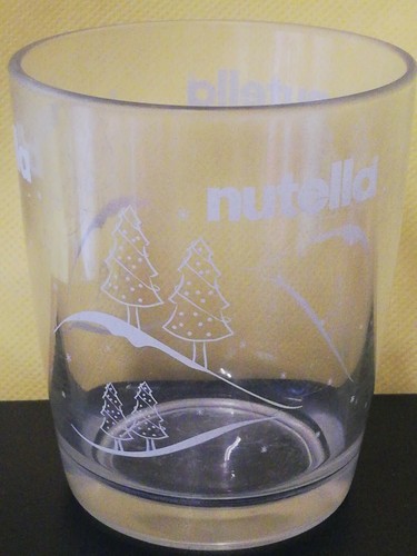Bicchiere nutella natale - bicchiere, 2012