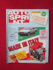 AUTOSPRINT 39 1984 MOTORE FIAT FIRE RALLY DI SANREMO [AS2]