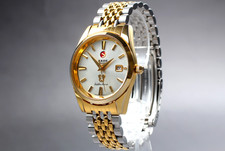Orologio Vintage *N MINT* Rado Golden Horse 113.9503.2 Oro 35mm Uomo Quarzo GIAPPONE