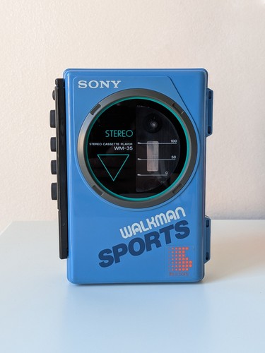 Sony walkman sports blue - walkman,
