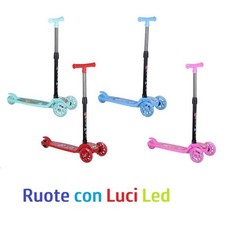 Monopattino 3 Ruote con luci