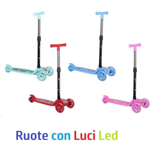 Monopattino ruote con luci - monopattino,