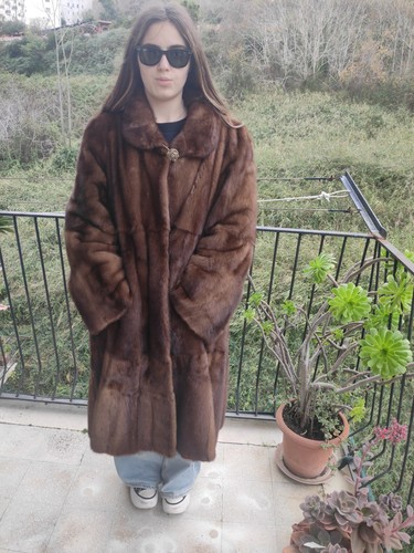 Cappotto pelliccia visone coat - pelliccia,
