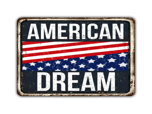 Insegna sogno americano stile - americano,