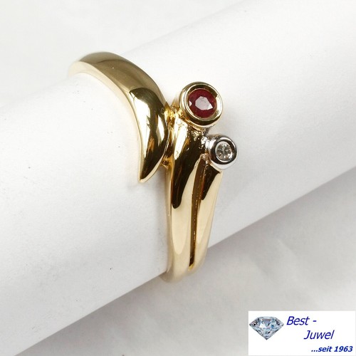 Anello giocoso oro 585 - in,