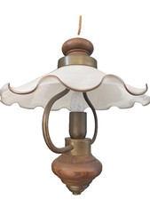 Lampadario antico in ferro