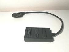 CIABATTA PRESA SCART 3 POSTI COLORE NERO PER PLAY STATION REGISTRATORE 