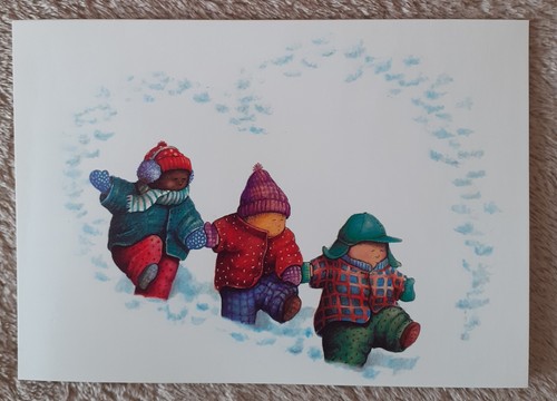 Cartolina natalizia francese - cartolina,