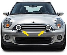 FARETTI FENDINEBBIA   LED CON ANGEL EYES FIBRA OTTICA MINI COOPER LED DIURNI