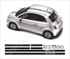 Fiat 500 Stripes Abarth Racing