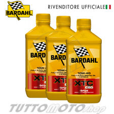 3 L OLIO MOTORE BARDAHL XTC C60 10W40 SINTETICO MOTO SCOOTER QUAD