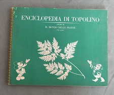 ENCICLOPEDIA DI TOPOLINO VOL3 PART.1 IL MONDO DELLE PIANTE ALBUM FIGURINE COMPL.
