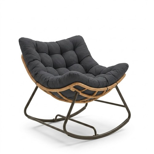Poltrona dondolo design - a,