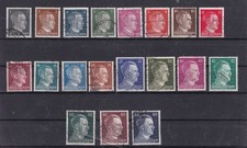 GERMANIA III° REICH 1941  SERIE ORDINARIA HITLER USATI MICHEL NR 781/798