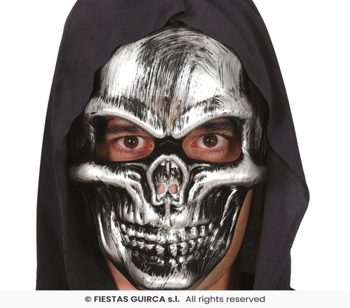 Maschera teschio plastica - maschera,