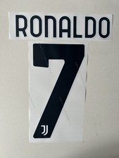 Nameset Calcio Juventus Cristiano Ronaldo 2020 2021 2022 Nero ⚽️ ??⚪️⚫️