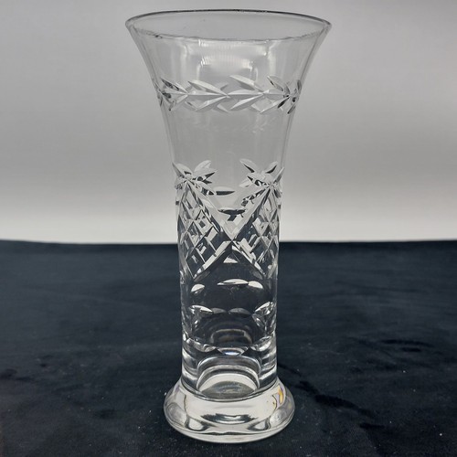 Vaso tromba cristallo tagliato
