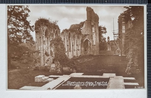 Vintage cartolina glastonbury - cartolina,
