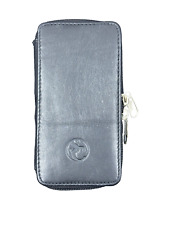 Custodia con cerniera in pelle