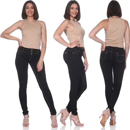 Jeans donna skinny tubino - a,